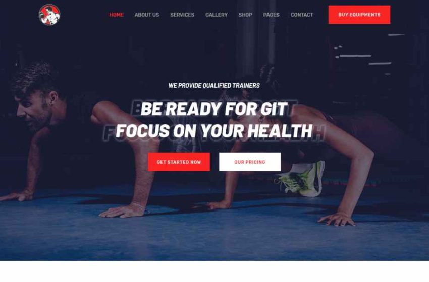 M.Ali - Fitness and Gym PSD Template