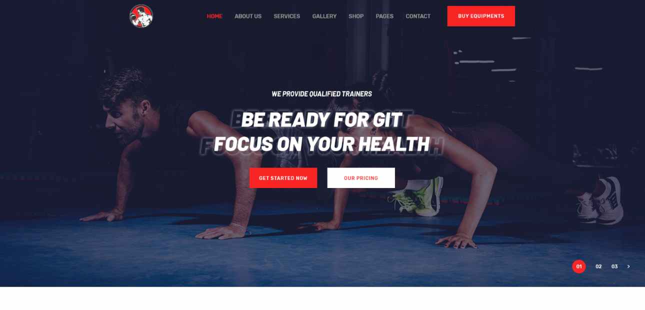 M.Ali – Fitness and Gym Bootstrap 4 Template